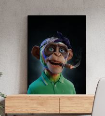 Bk Gift Fantastic Tasarımlı Kanvas Tablo-11 50X70CM Ev Dekorasyonu, Ev Hediyesi