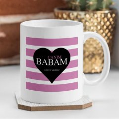 Kişiye Özel Beyaz Kupa Bardak (Babalar Günü Temalı) 1-T