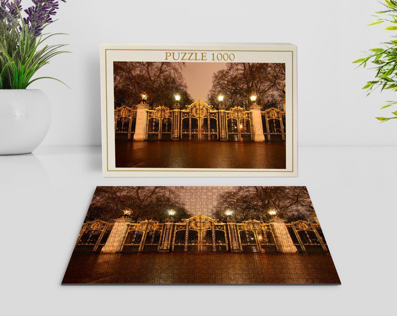BK Home Londra Manzara 1000 Parça Profesyonel Puzzle-14