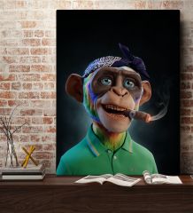 Bk Gift Fantastic Tasarımlı Kanvas Tablo-11 70X100CM Ev Dekorasyonu, Ev Hediyesi