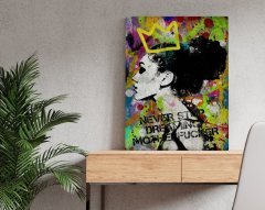 BK Home Never Stop Dreaming Tasarımlı Kanvas Tablo 50x70cm-1