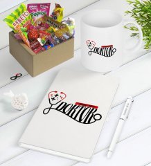 Kişiye Özel Doktor Nostaljik Lezzetler Defter Kalem Kupa Hediye Seti-13