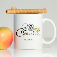 Kişiye Özel Yılın En Sorunlusu Beyaz Kupa Bardak
