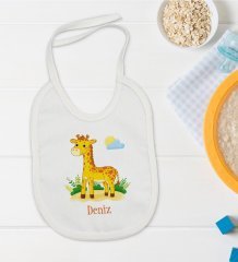 BK Kids Kişiye Özel İsimli Bebek Mama Önlüğü - Model 20
