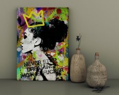 BK Home Never Stop Dreaming Tasarımlı Kanvas Tablo 30x50cm-1