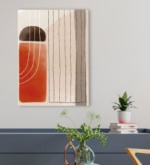 BK Gift Otel Odası Konseptli Kanvas Tablo 50x70cm-49