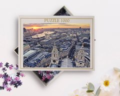 BK Home Londra Manzara 1000 Parça Profesyonel Puzzle-11
