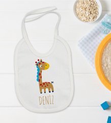 BK Kids Kişiye Özel İsimli Bebek Mama Önlüğü - Model 17