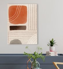 BK Gift Otel Odası Konseptli Kanvas Tablo 50x70cm-48