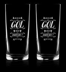 Kişiye Özel İkili Yeşilçam Klasikleri Bu Da Mı Gol Değil Rakı Bardağı Seti - 1