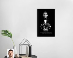 Kişiye Özel Godfather Baba Tasarımlı Dekoratif Ahşap Siyah Çerçeveli Tablo-10