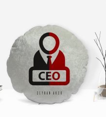 Kişiye Özel İsimli Ceo Tasarımlı Dekoratif Kırlent Yastık-2