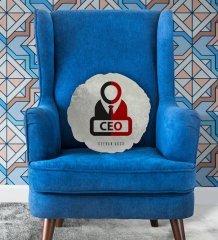 Kişiye Özel İsimli Ceo Tasarımlı Dekoratif Kırlent Yastık-2