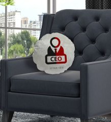 Kişiye Özel İsimli Ceo Tasarımlı Dekoratif Kırlent Yastık-2