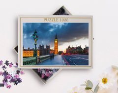 BK Home Londra Manzara 1000 Parça Profesyonel Puzzle-8