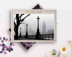 BK Home Londra Manzara 1000 Parça Profesyonel Puzzle-7