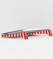 BK Gift Taşınabilir Ahşap Kırmızı Beyaz Notebook Laptop Standı