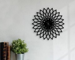 BK Home Dekoratif 45cm Ahşap Duvar Saati-28