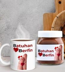 BK Gift Sevgiliye Özel Kupa ve Nutella 400gr. Hediye Seti, Sevgiliye Hediye, Sevgililer Günü Hediye, Doğum Günü Hediyesi-7