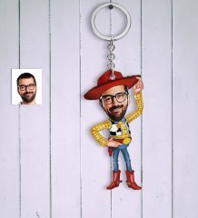 Kişiye Özel Bay Toy Story Karikatür Anahtarlık