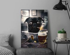 BK Gift  Beer Tasarımlı Kanvas Tablo-3 70x100cm Ev Dekorasyonu, Ev Hediyesi