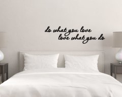 BK Home Do What You Love Ahşap Duvar Yazısı-1