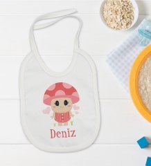 BK Kids Kişiye Özel İsimli Bebek Mama Önlüğü - Model 10