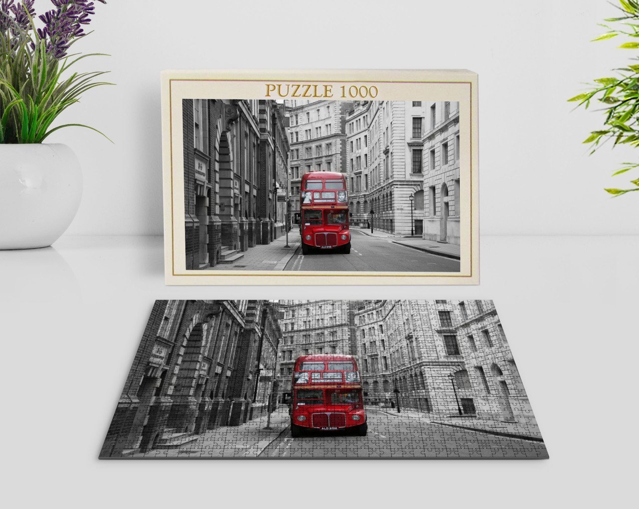 BK Home Londra Manzara 1000 Parça Profesyonel Puzzle-3