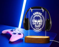 BK Gift Kişiye Özel İsimli Gamer Tasarımlı Led Lamba-8, Gece Lambası, Ev Dekorasyonu, Işıklı Pleksi Biblo