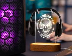 BK Gift Kişiye Özel İsimli Gamer Tasarımlı Led Lamba-8, Gece Lambası, Ev Dekorasyonu, Işıklı Pleksi Biblo
