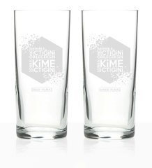 Kişiye Özel 2'li Rakı Bardağı Seti (Model 22E)
