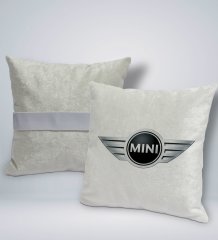 BK Gift Mini Tasarımlı Kare Araç Koltuk Yastığı-1