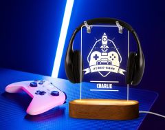 BK Gift Kişiye Özel İsimli Gamer Tasarımlı Led Lamba-7, Gece Lambası, Ev Dekorasyonu, Işıklı Pleksi Biblo