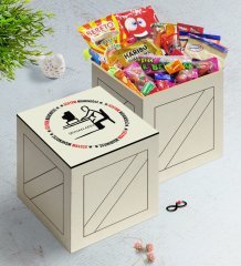 Kişiye Özel Sistem Mühendisi Ahşap Kutuda Nostaljik Lezzetler Hediye Seti-1