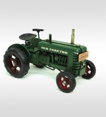 Kişiye Özel Antika Büyük Boy Metal Traktör