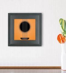 BK Gift Gitar Tasarımlı Ahşap Çerçeveli Taş Duvar Dekoru-2