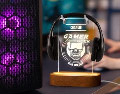 BK Gift Kişiye Özel İsimli Gamer Tasarımlı Led Lamba-4, Gece Lambası, Ev Dekorasyonu, Işıklı Pleksi Biblo