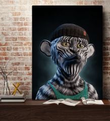 Bk Gift Fantastic Tasarımlı Kanvas Tablo-5 70X100CM Ev Dekorasyonu, Ev Hediyesi
