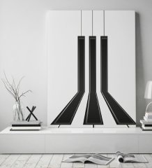 BK Gift Piyano Tuşları Tasarımlı Kanvas Tablo 50x70cm-1