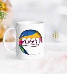 BK Gift Kişiye Özel 2023 Mutlu Yıllar Kupa ve Kar Tanesi Kolye-10
