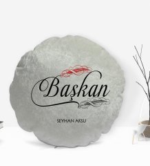 Kişiye Özel İsimli Başkan Tasarımlı Dekoratif Kırlent Yastık-1