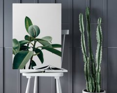 BK Home Green Plant Tasarımlı Kanvas Tablo 50x70cm-1