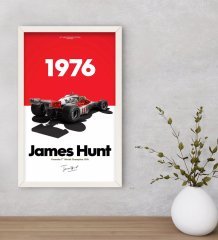 BK Gift Formula 1 Tasarımlı Dekoratif Ahşap Beyaz Çerçeveli Tablo-3