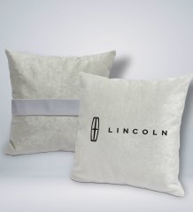 BK Gift Lincoln Tasarımlı Kare Araç Koltuk Yastığı-1