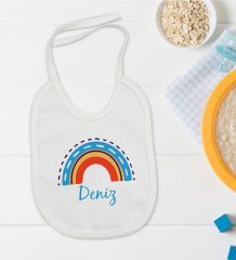 BK Kids Kişiye Özel İsimli Bebek Mama Önlüğü - Model 2