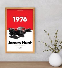 BK Gift Formula 1 Tasarımlı Dekoratif Retro Ahşap Çerçeveli Tablo-3