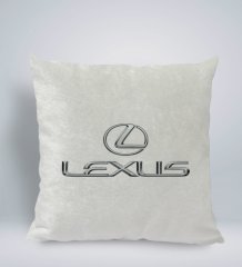 BK Gift Lexus Tasarımlı Kare Araç Koltuk Yastığı-1