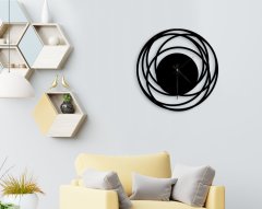 BK Home Dekoratif 45cm Ahşap Duvar Saati-16