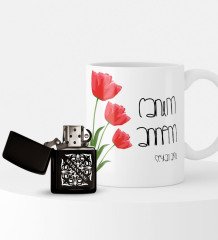 Kişiye Özel Canım Annem Çakmak ve Kupa Seti - 11