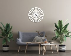 BK Home Dekoratif 45cm Ahşap Duvar Saati-15